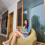 [妖精社]T2047_嫩模思文周末户外主题脱短袖衫露超薄连体肉丝秀火辣身材诱惑写真35P